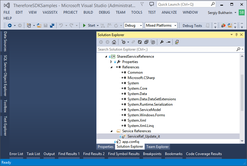 Solution.AddServiceReference.Added