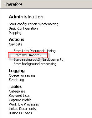 Figure 40: XML-Import Figure 40: XML-Import