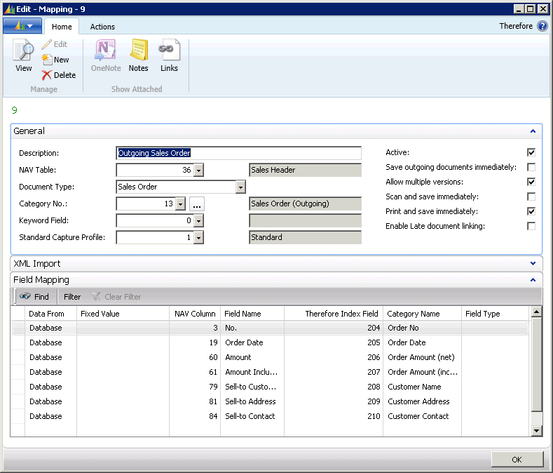 Figure 22: Mapping No. 9 (Sales Order)