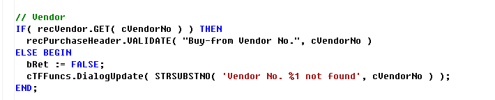 Figure 15: Excerpt Function ReadHeader() ) Figure 15: Excerpt Function ReadHeader() )