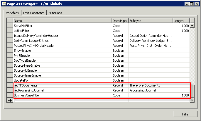 Figure 19: Page 344 (Navigate) Global Variables()
