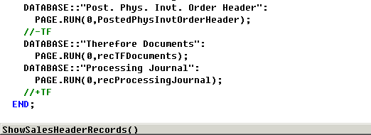 Figure 22: Page 344 (Navigate) Function ShowRecords()